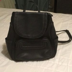 MULTI SAC BLACK  BACKPACK/PURSE WITH ADJUSTABLE STRAP
